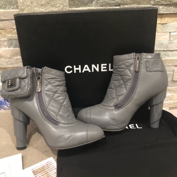 Chanel Booties - Super Rare. Size 37. $1,495 - Picture 2 of 8